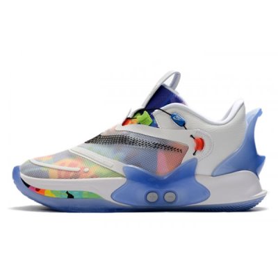 Nike Erkek Adapt Bb 2.0 Beyaz / Siyah / Renkli Koşu Ayakkabısı Türkiye - FRQH88NZ